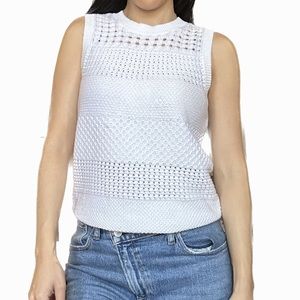 LOFT Woven Cotton Sleveless Top